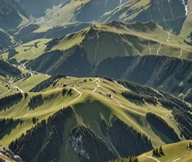 Berge zum Wandern