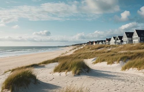 Strandhaus am Meer in Dänemark